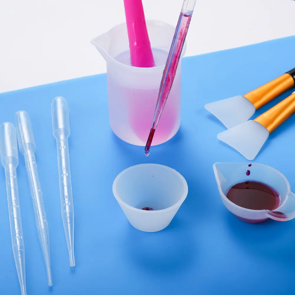 Epoxy Resin Making Tools UV Epoxy Resin Casting Making Jewelry Finding Set Measure Cup Glue Cup Dropper Stirring Stick Tools