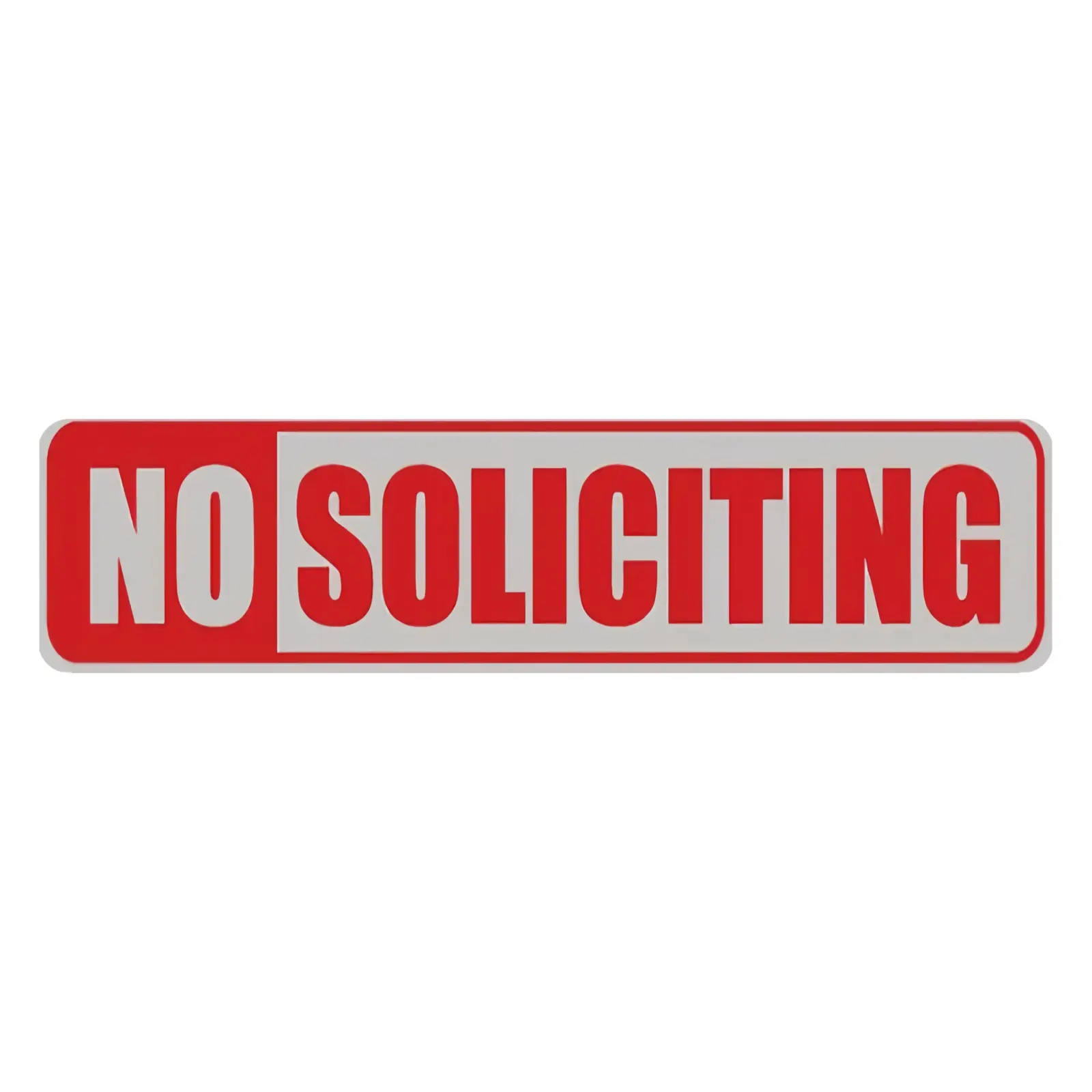 No Soliciting Sign,Premium Durable waterproofing Warning Aluminum Sign,Outdoor Tin Metal Sign for Home Office Villa Corporation