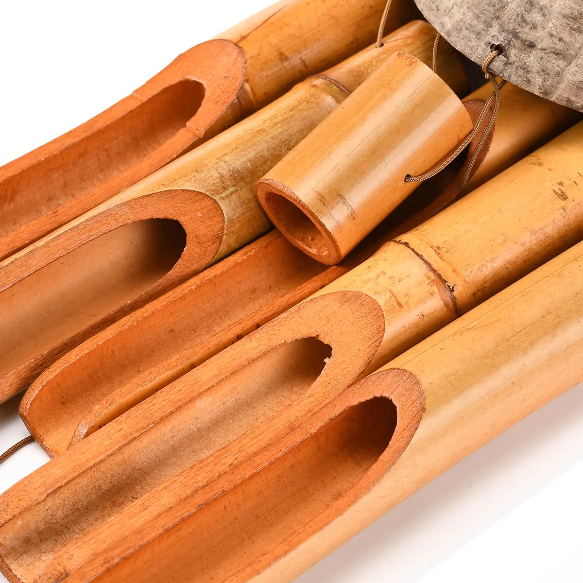 Handmade Bamboo Tube Wind Chimes Outdoor Indoor Home Furnishings Gardens Courtyards Trees Decorative Accessories