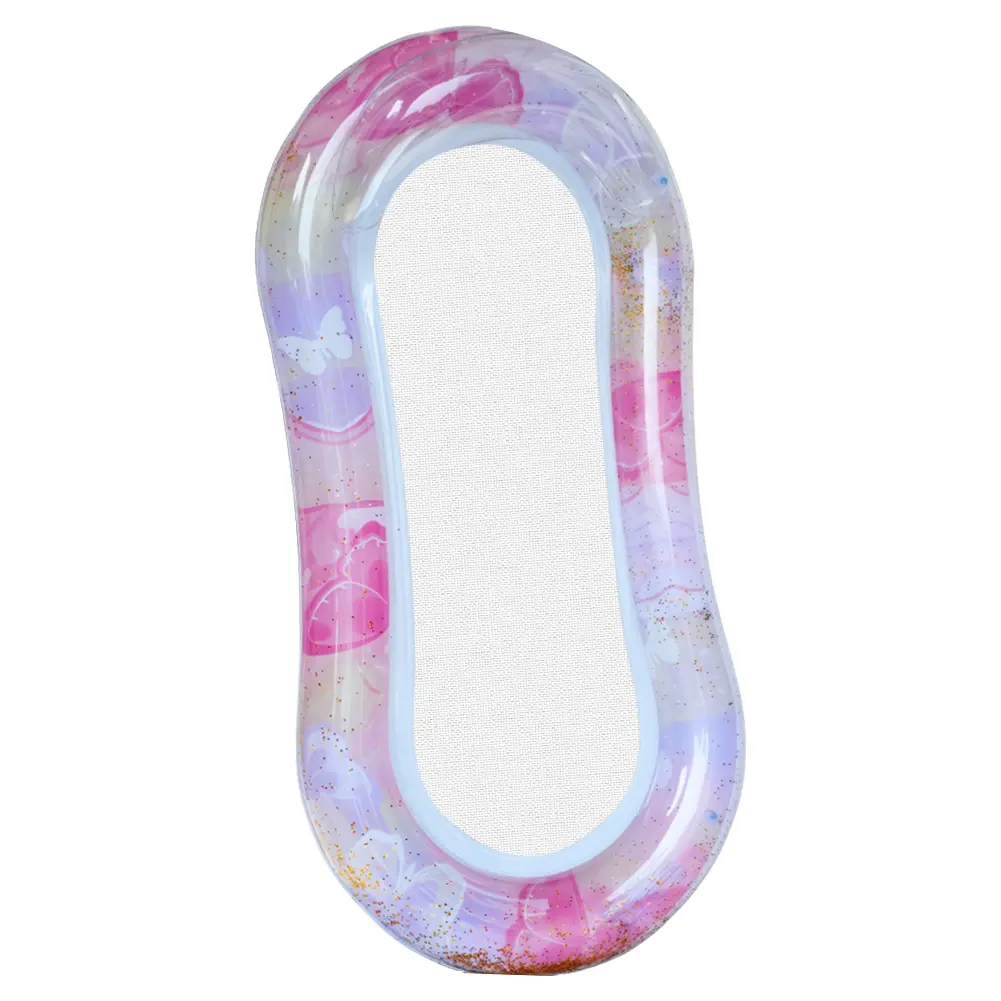 PVC Inflatable Pool Float Chair Non-Slip Float Mesh Hammock Leak Proof Floating Pool Row for Hammock Floating Row Seat Beach Mat