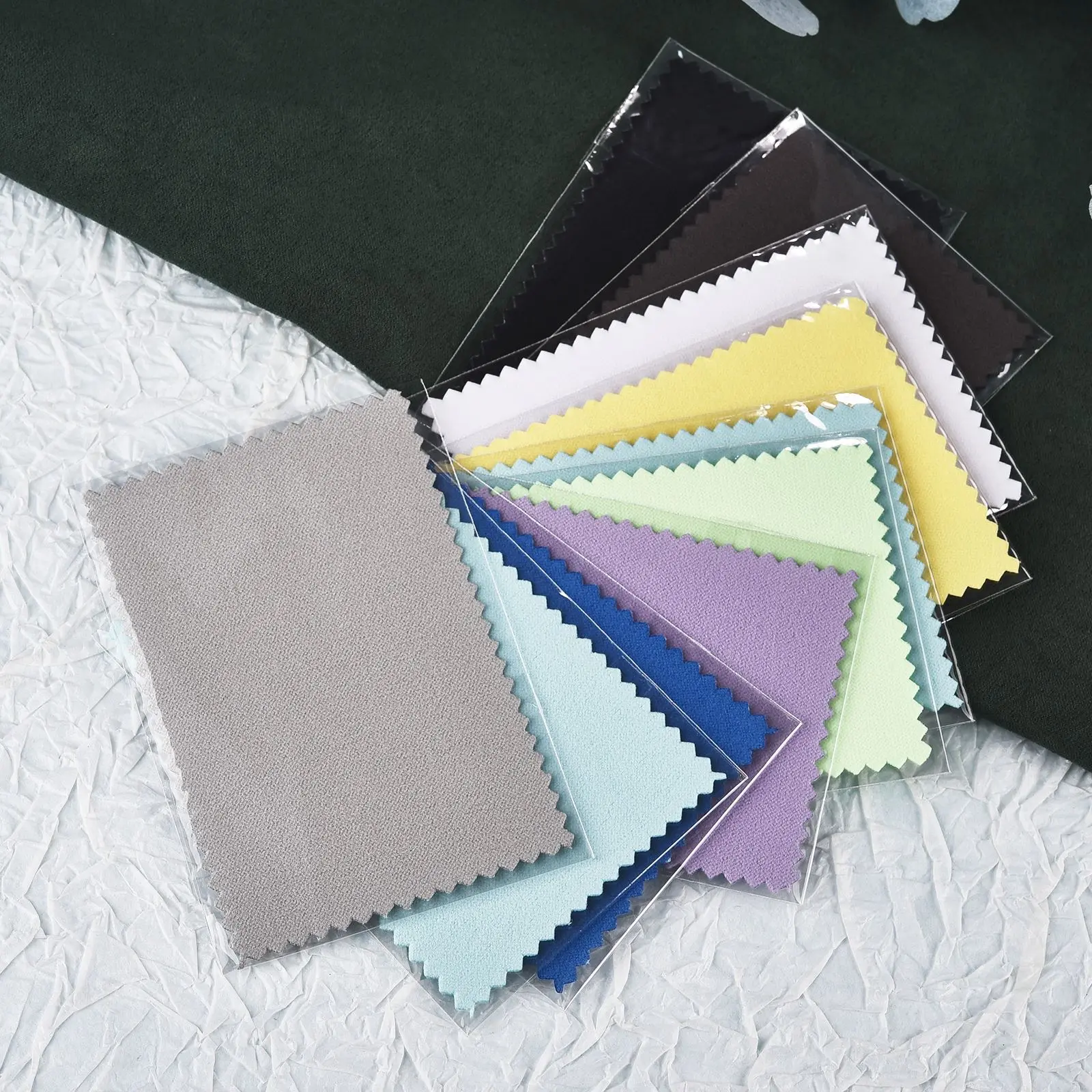 50pcs 10x6.3cm/8x6cm Silver Polish Cleaner Wipe Cloth For Silver Metal Jewelry Tool Supplies Cleaning Polishing Cloth