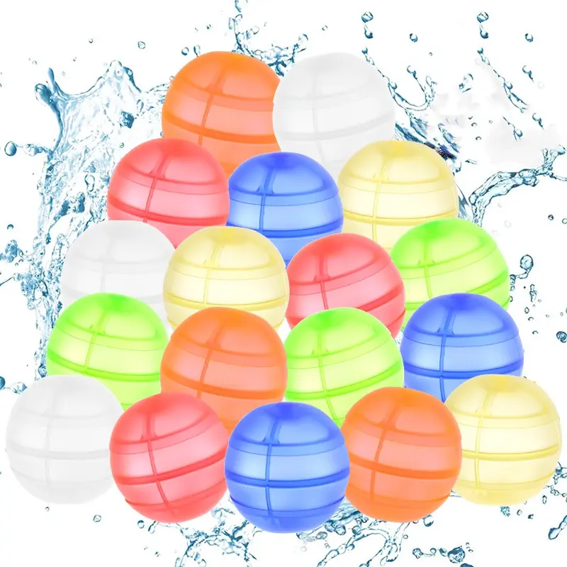 Refillable Water Balloon Swim Pool Silicone Reusable Water ball Self Sealing Water Splash Balls for Kid Summer Outdoor Water Toy