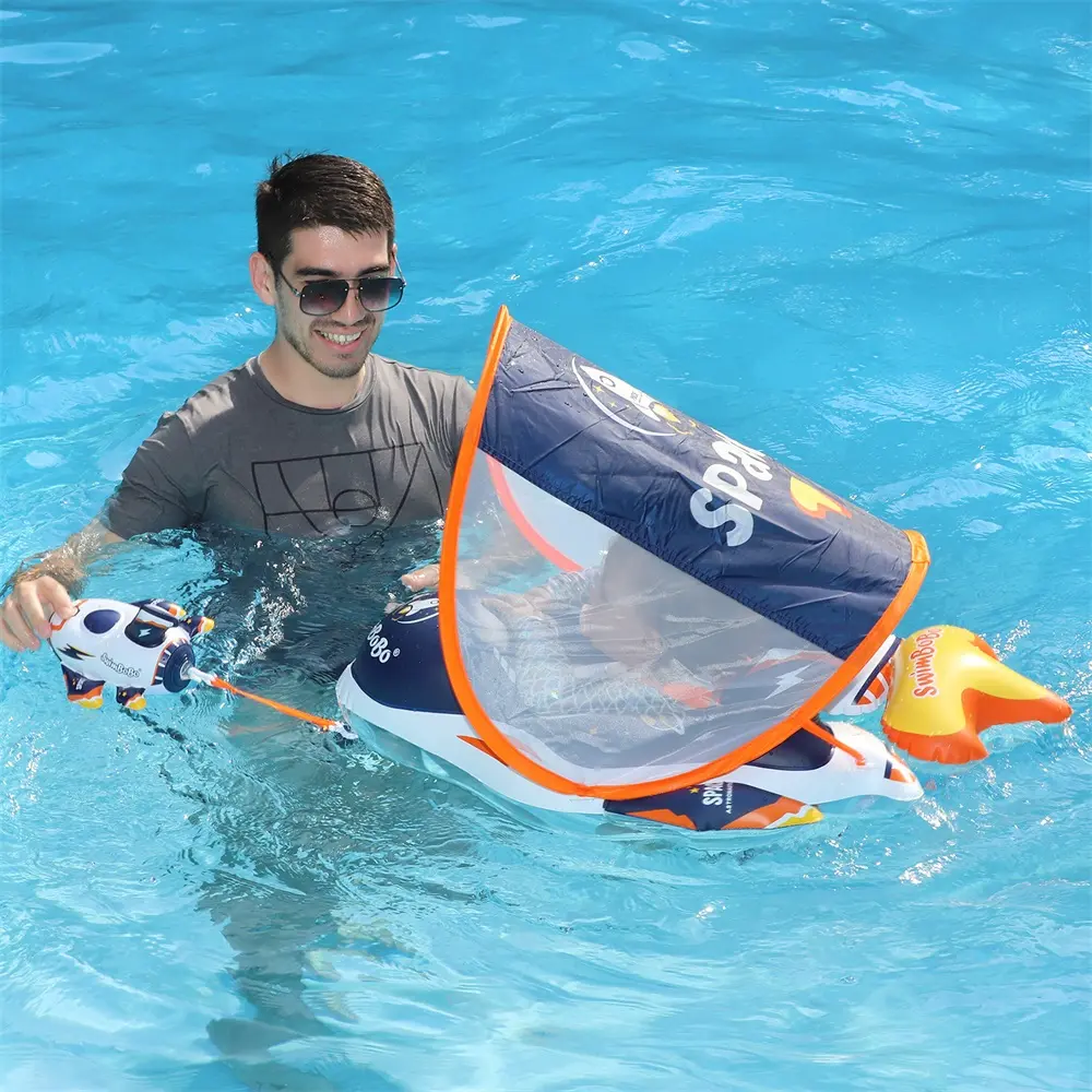 Swimbobo Inflatable Baby Swimming Float Water Toy Swimming Floats Trainer Child Swim Pool Ring PVC Children Floating For Summer