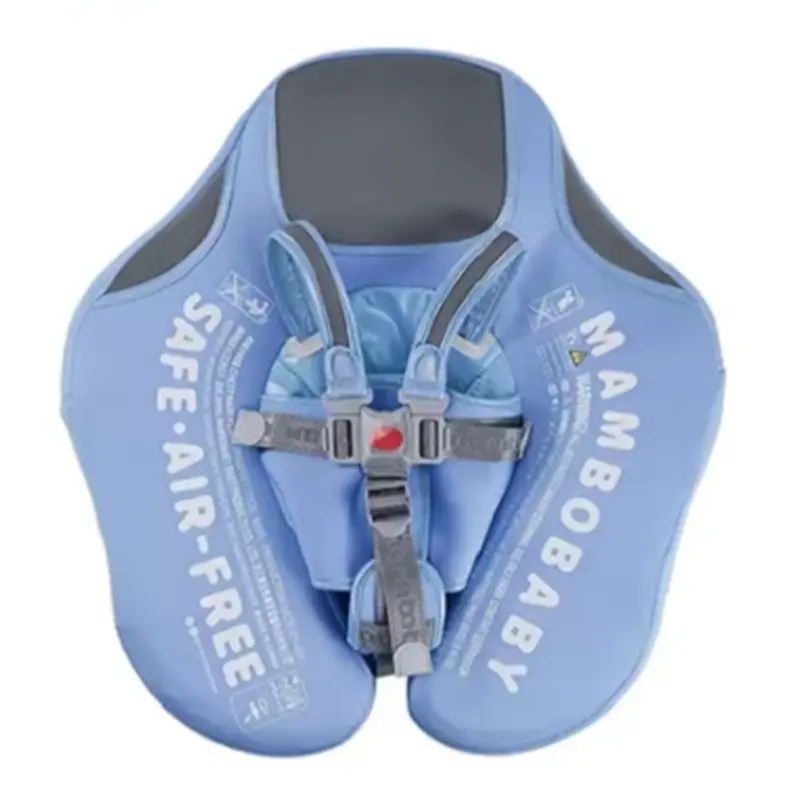 Mambobaby Baby Waist Float Summer Outdoor Floating Ring Float Can Lie Down Solid Non Inflatable Neonatal Toy With Foot Mats