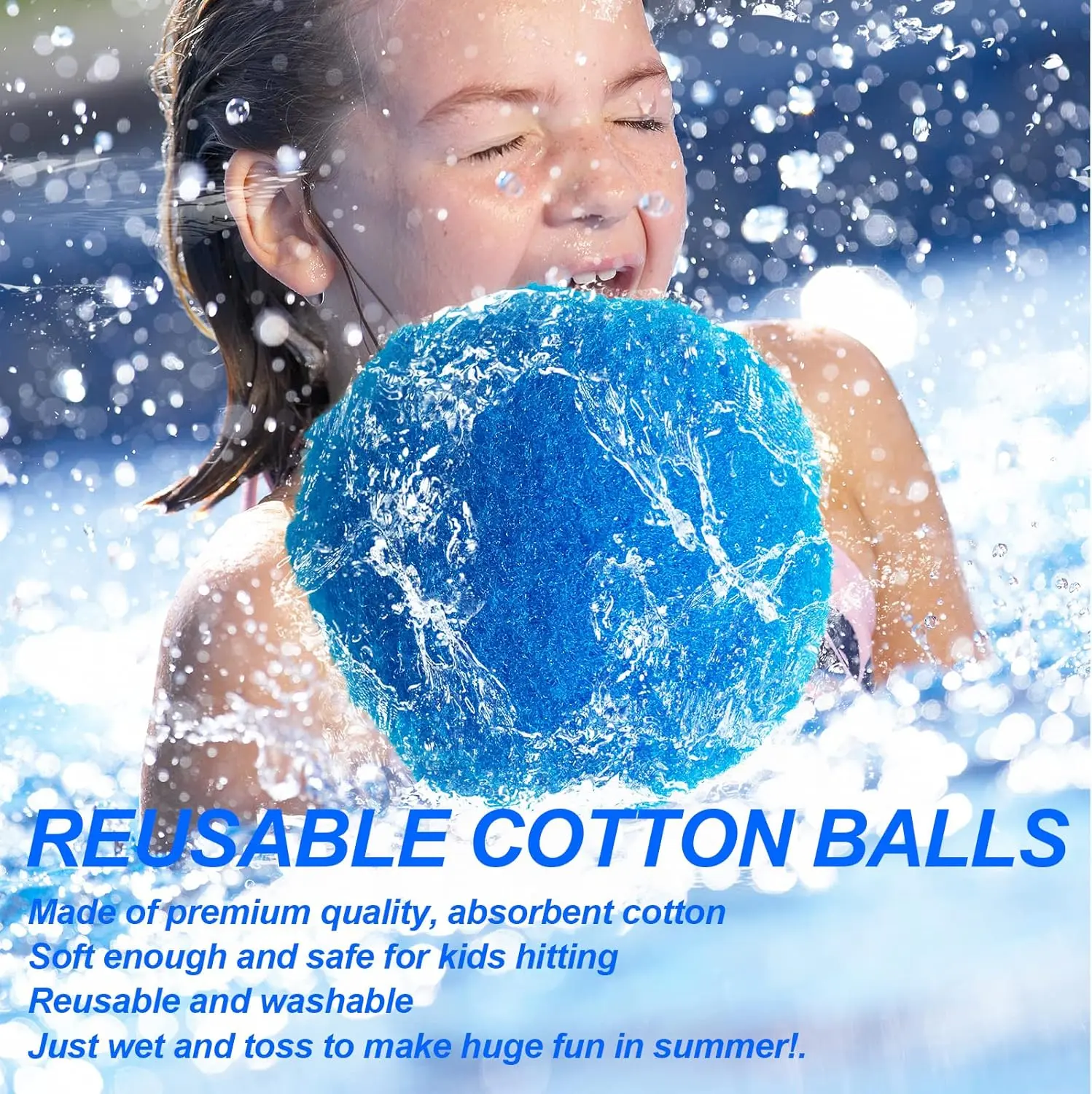 30pcs/60pcs Reusable Water Balls Reusable Water Balloons for Outdoor Toys and Games Summer Balls for Pool and Backyard Fun
