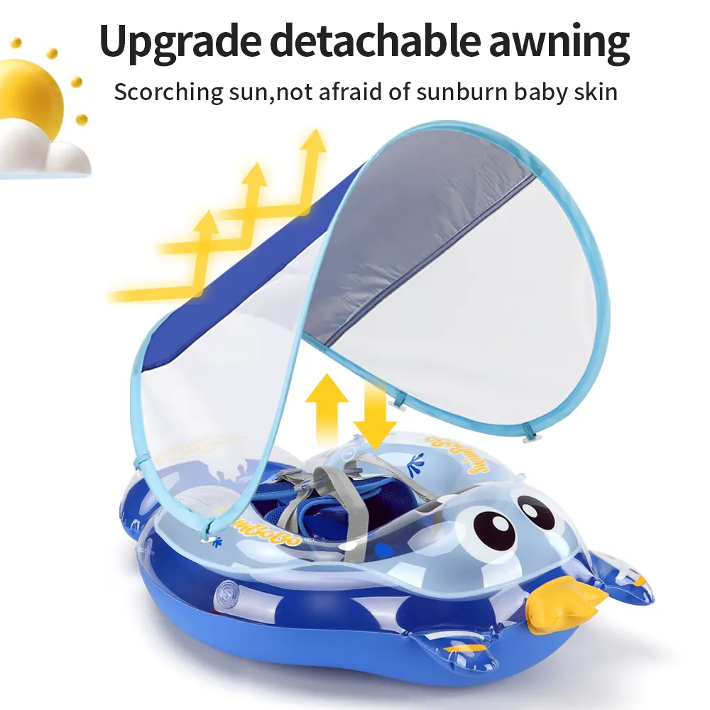 Swimbobo Kids Inflatable Baby Floating Water Toy Swimming Floats Waist Trainer Child Swim Pool Ring PVC Children Float