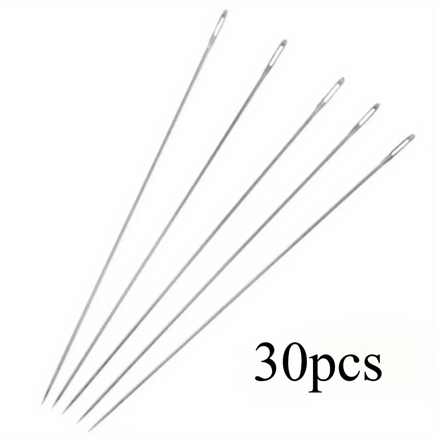 30pcs Metal Beading Needles for Beads Threading String Tambour/Jewelry Bracelet Necklace Making Pins Cord Tools Pins DIY