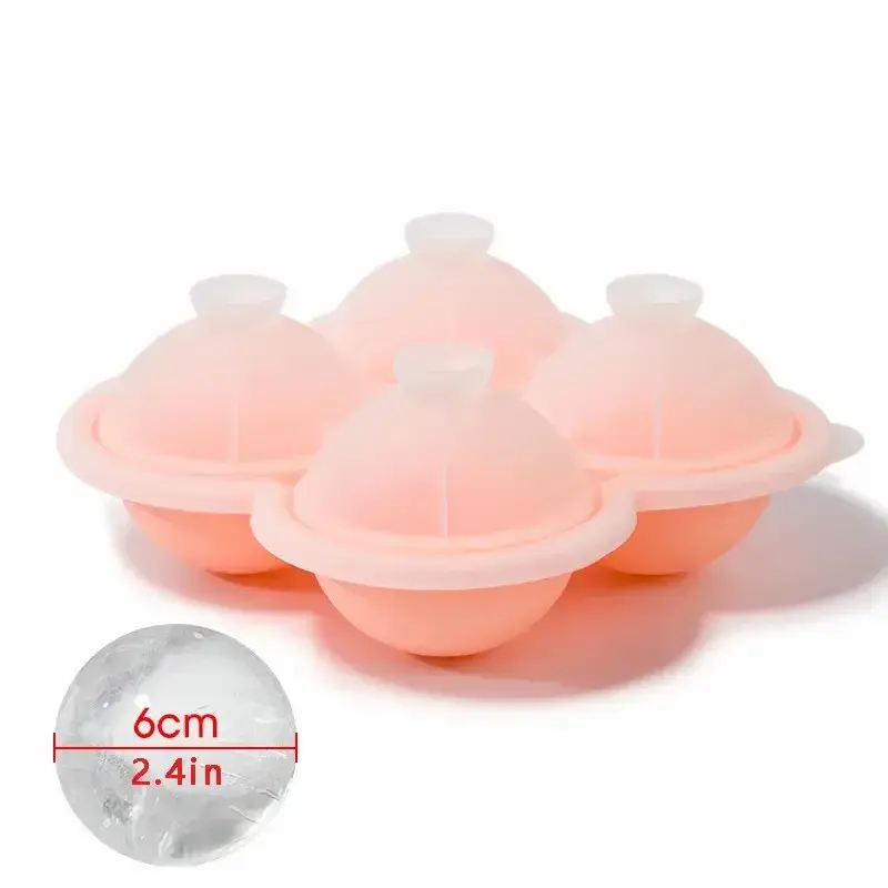 1pc Large Silicone Ice Cube Trays - Easy-Release, No Leakage, Perfect for Whiskey, Cocktails, Juice, and Parties
