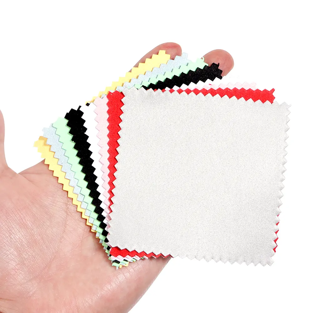 20-50pcs/lot 6cm 8cm 10cm Jewelry Polishing Cloth Soft Clean Wipe Wiping Cloth For Gold Silver Jewelry Clean Tools Supplies