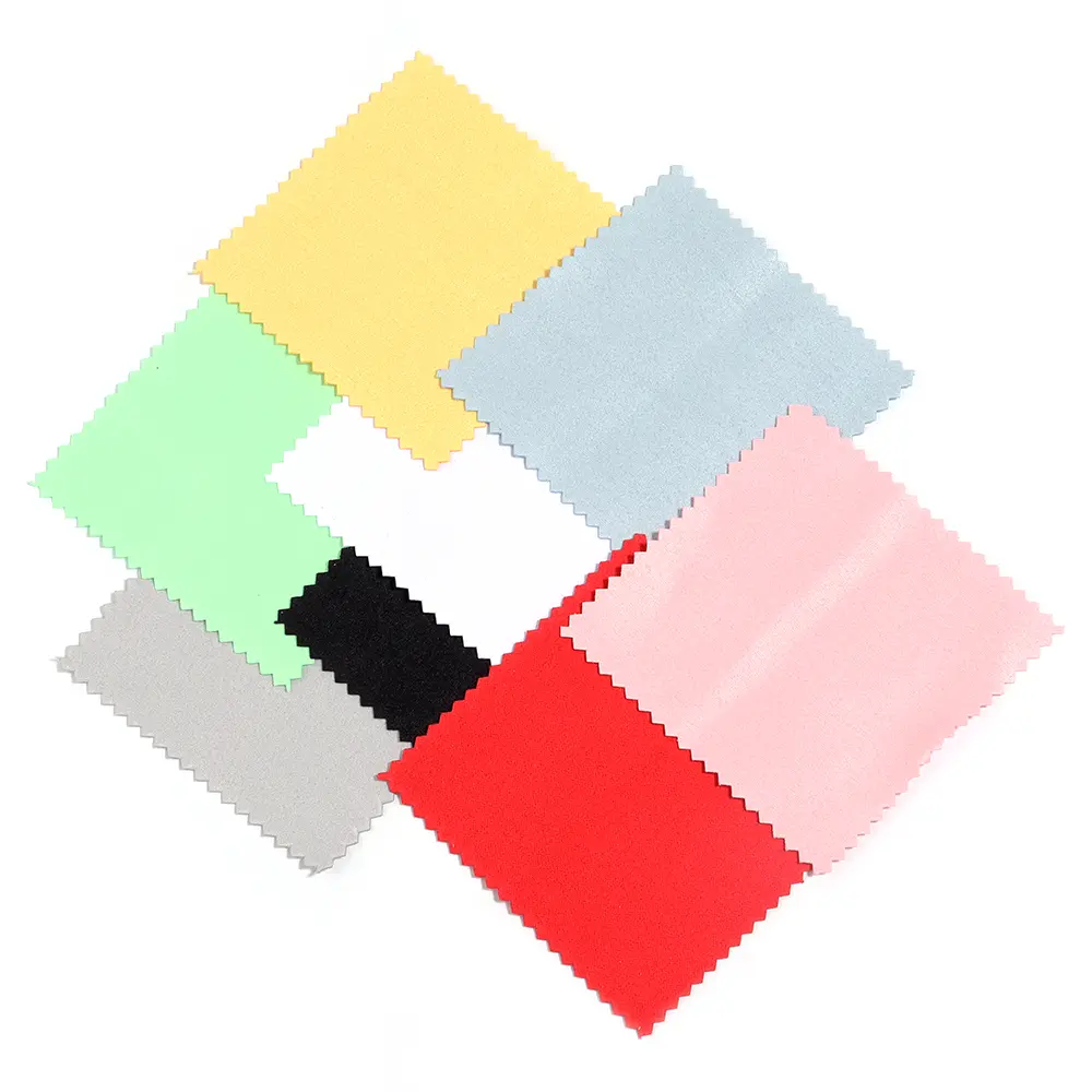 20-50pcs/lot 6cm 8cm 10cm Jewelry Polishing Cloth Soft Clean Wipe Wiping Cloth For Gold Silver Jewelry Clean Tools Supplies