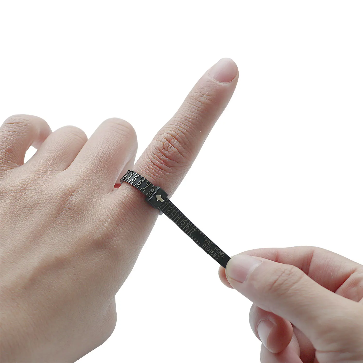 US/UK/EU/HK/JP Ring Sizer Finger Gauge Measure Ruler Scale Plastic Ring Sizer Jewelry Measuring Tool