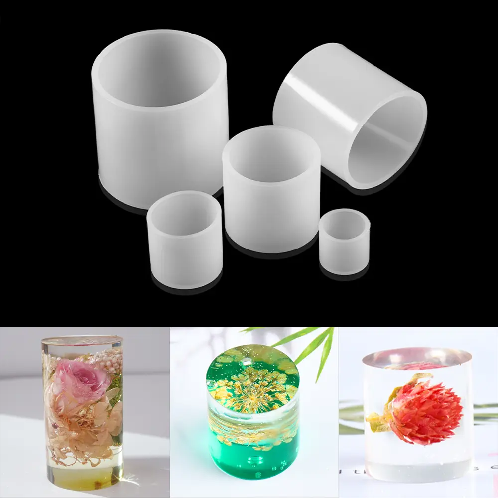1Pcs Polygon Silicone Plant Specimen Mould UV Epoxy Square Rectangle Resin Mold for DIY Jewelry Making Accessories
