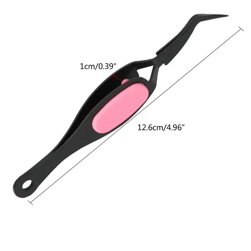 Professional Soft Grip Tweezers Pointed Tip Tweezers for DIY Crafts Crossing Lock Tweezers Jewelry Repair Tool