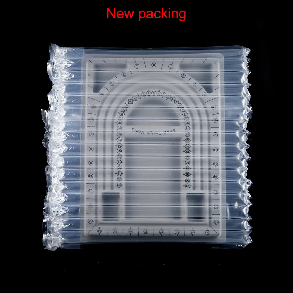 Gray Flocked Bead Board Bracelet Beading Organizer Jewelry Making Tray Size Measuring Plate For DIY Beads Craft Tool Accessories