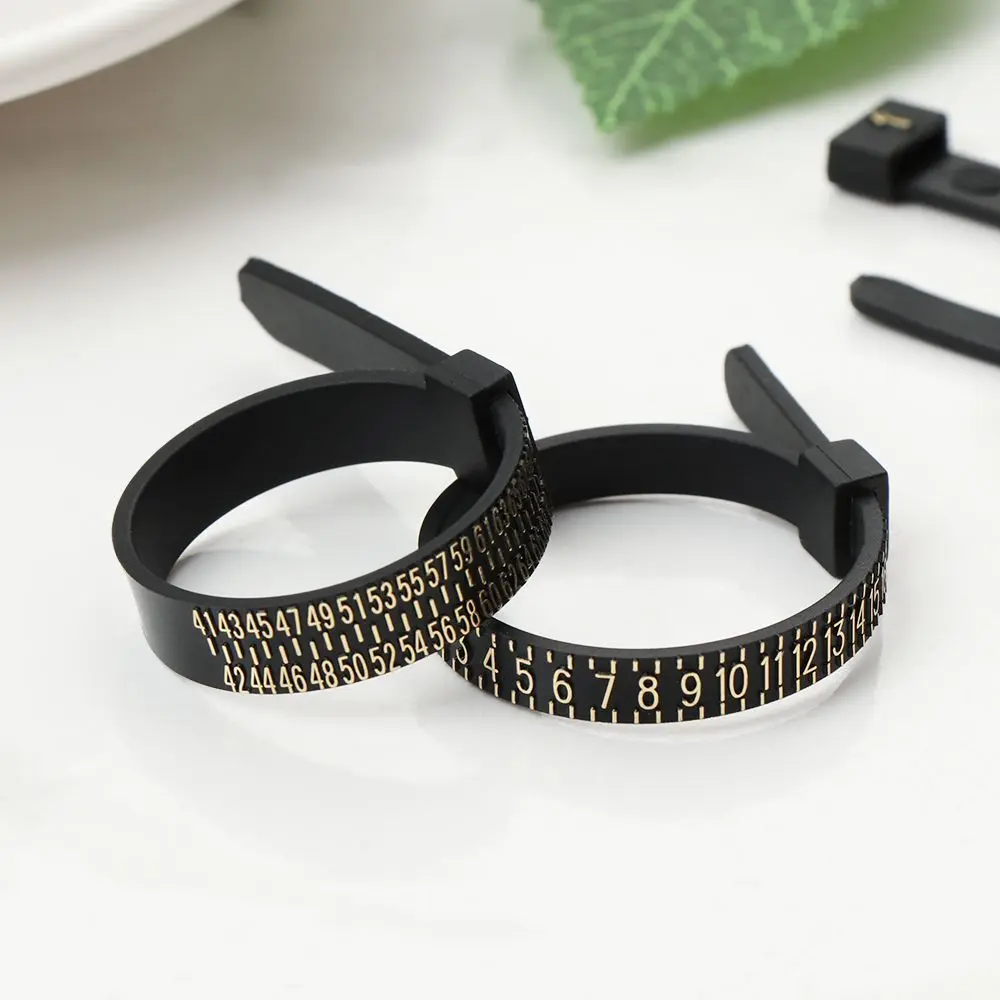 Finger Measure Ring Sizer UK/US/EU/JP Official British/American Gauge Men and Womens Sizes A-Z Jewelry Accessory Measure Tool