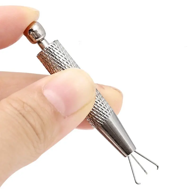 4Claw Ball Bead Holder Pick Up Tool Crystal Prong Tweezers Catchers Grabbers Highly Precisions Piercings Jewelry Making