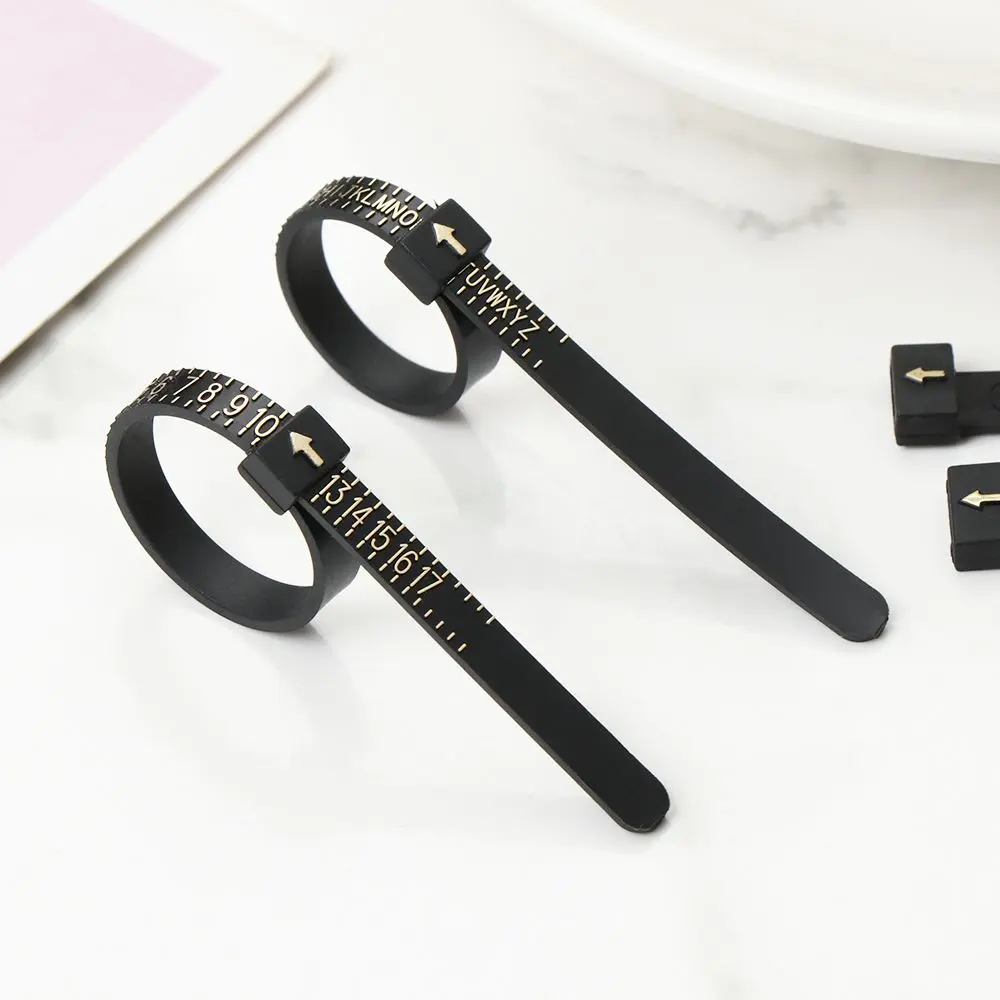 Finger Measure Ring Sizer UK/US/EU/JP Official British/American Gauge Men and Womens Sizes A-Z Jewelry Accessory Measure Tool
