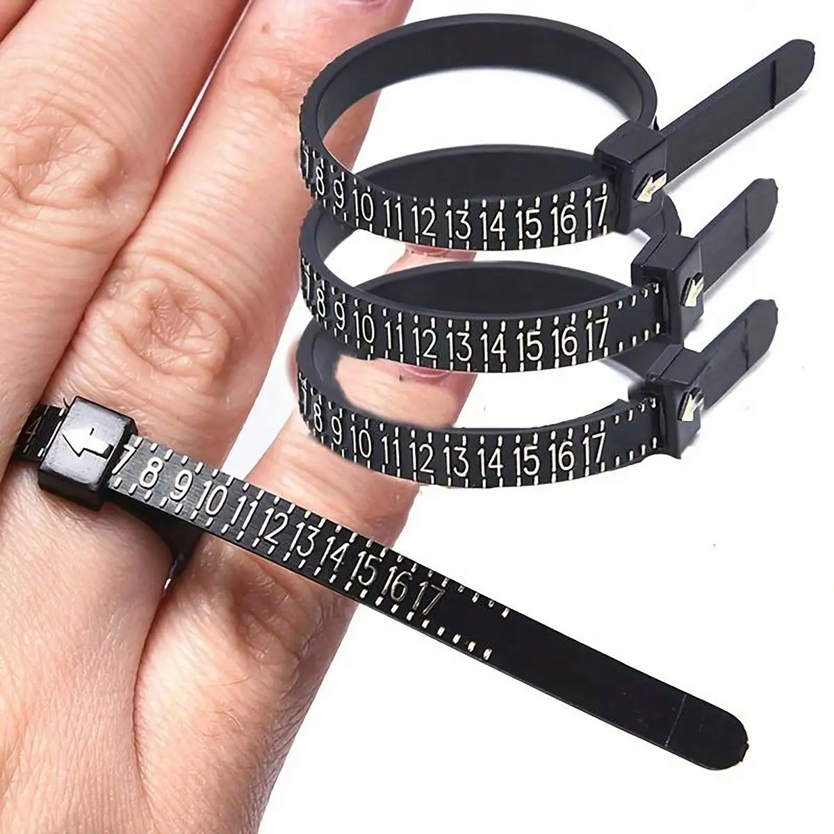 1pc Ring Size Measuring Instrument Ring Size Measuring Instrument Male and Female Finger Size, Ring Measuring Tool