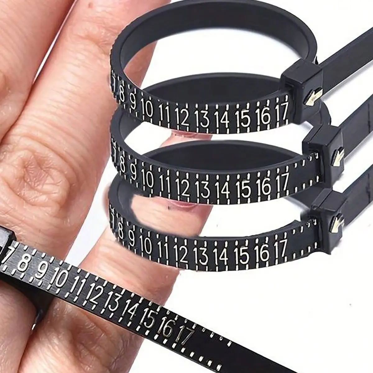 1pc Ring Size Measuring Instrument Ring Size Measuring Instrument Male and Female Finger Size, Ring Measuring Tool