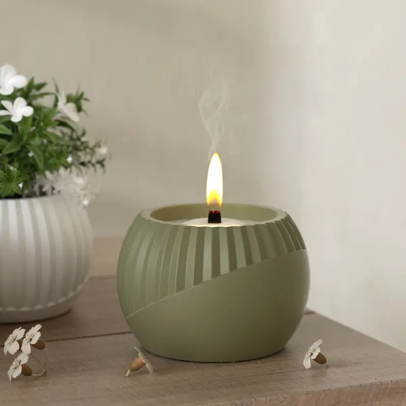 Elegant Designs Sturdy Silicone Mould for Vase Crafting Use with Resin Plaster or Concrete for Artistic Creation H8WF