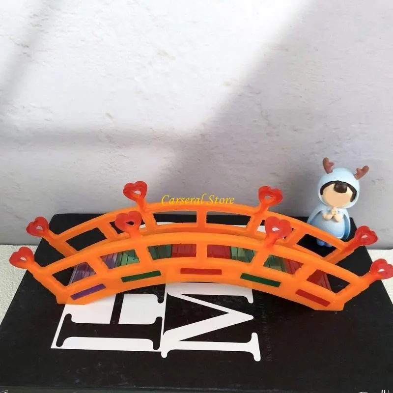 M4YF Ornament Mold Bridge Decorative Crafting Moulds Easy to Clean Silicone Texture