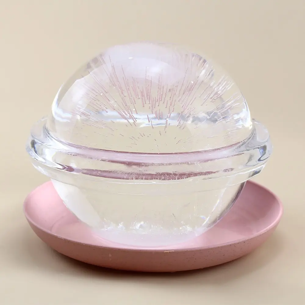 Water Chiller 25cm Diameter Sphere Ice Mold Reusable Fast Freezing Round Ice Block Mold Easy Release BPA-Free Giant Ice Mold Spa
