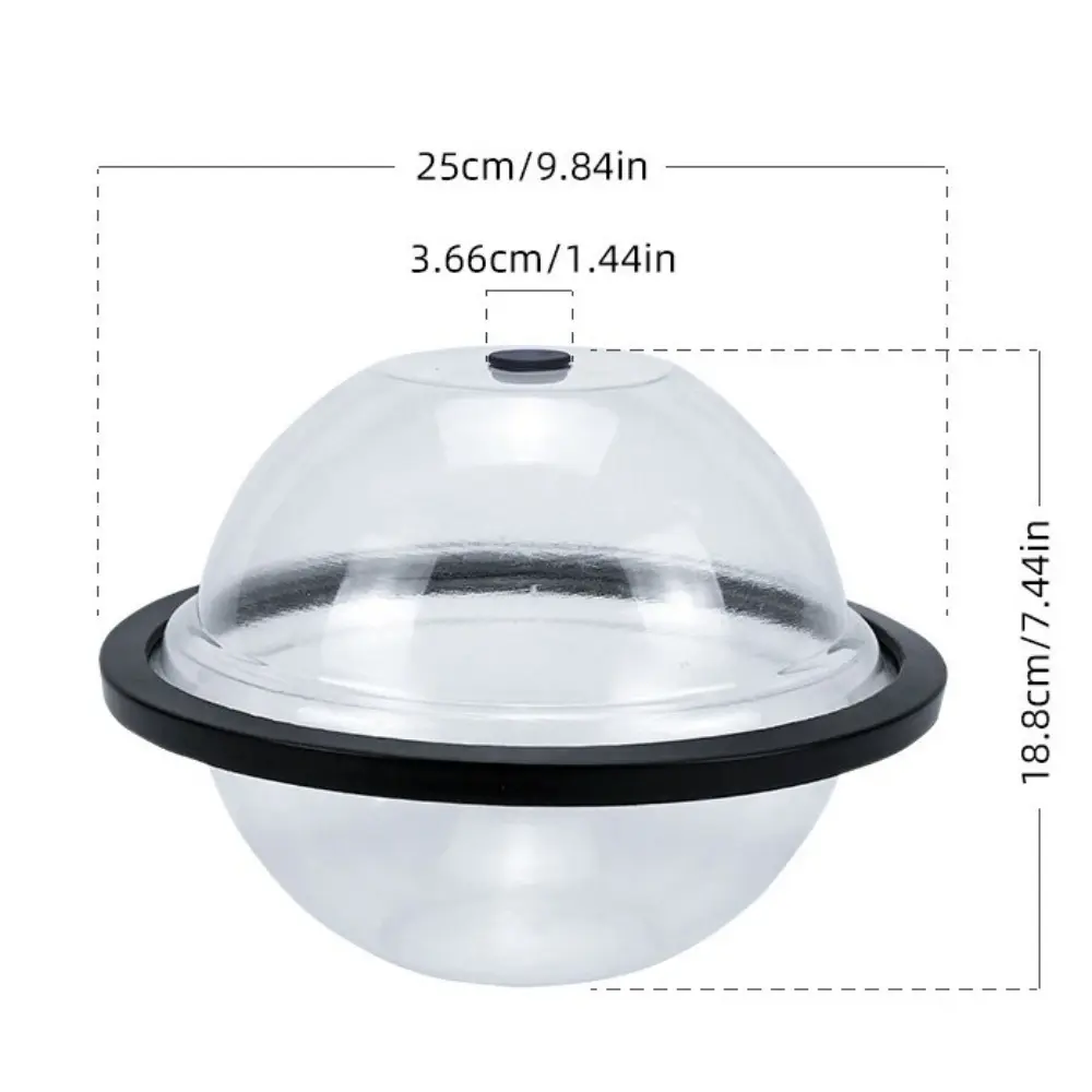 Water Chiller 25cm Diameter Sphere Ice Mold Reusable Fast Freezing Round Ice Block Mold Easy Release BPA-Free Giant Ice Mold Spa