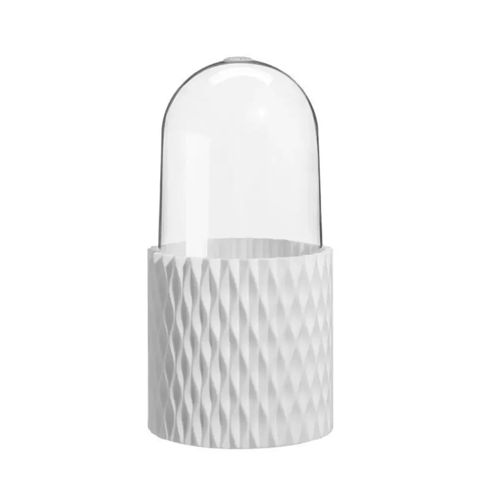 360° Rotating Makeup Brush Organizer, Portable Cosmetic Storage for Lipstick & Brushes