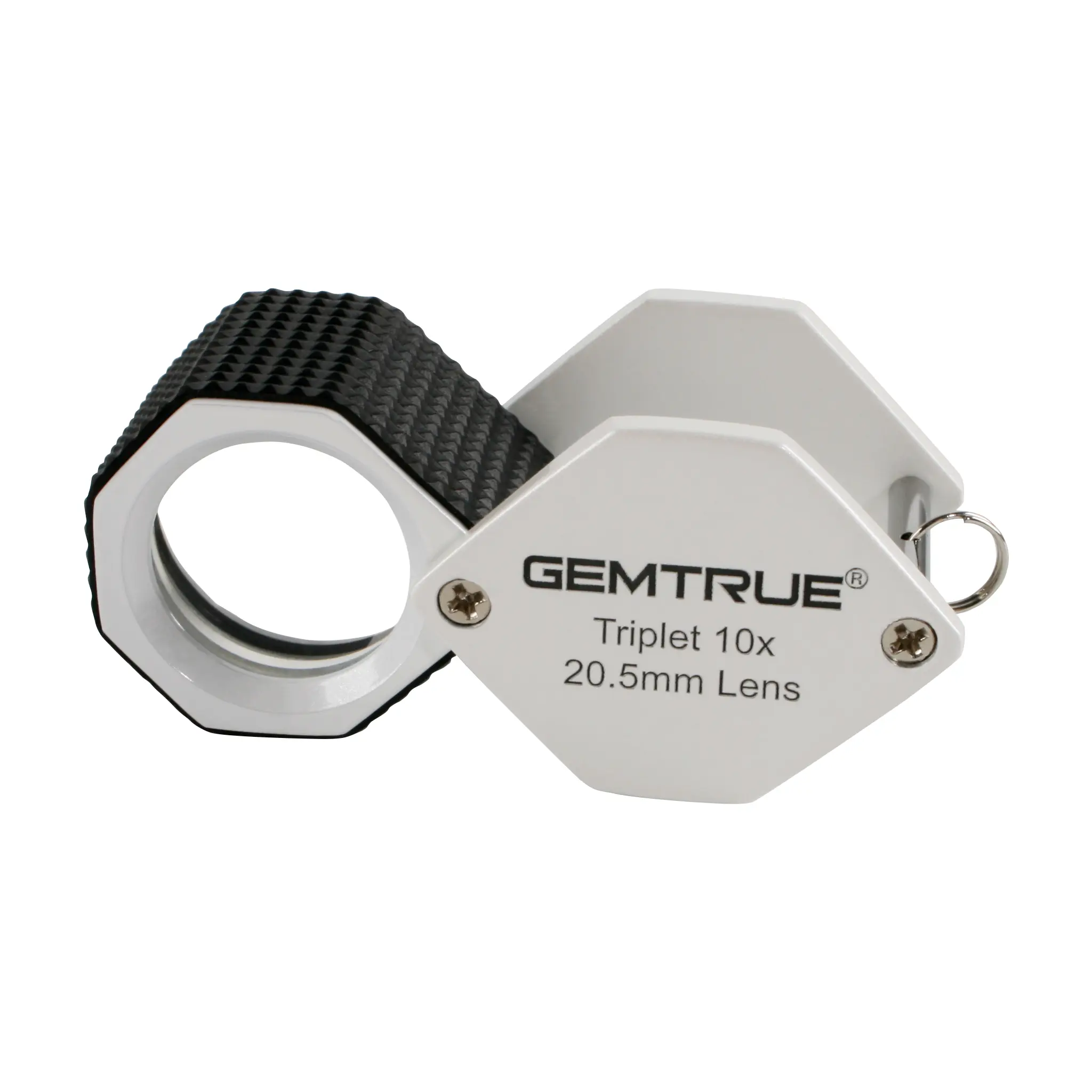 Diamond Checking Tool DK18004 Ergonomic Design 20.5mm 10x Triplet Loupes for Diamond Viewing