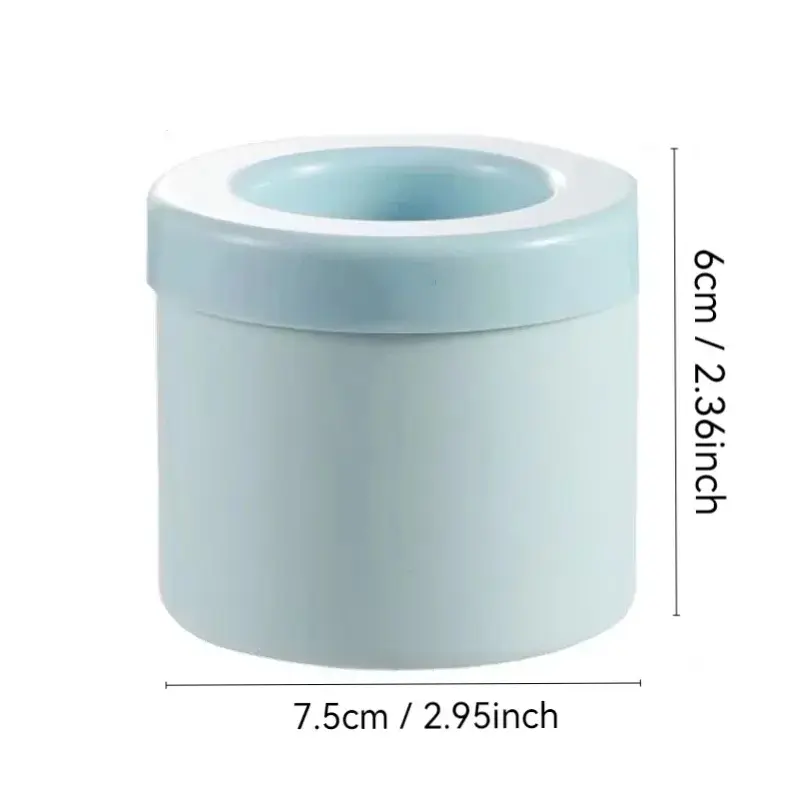 Silicone Ice Cube Mold Round Ice Bucket Summer Homemade DIY Refrigerator Freeze Ice Maker Creative Ice Cube Mold Barware Tools