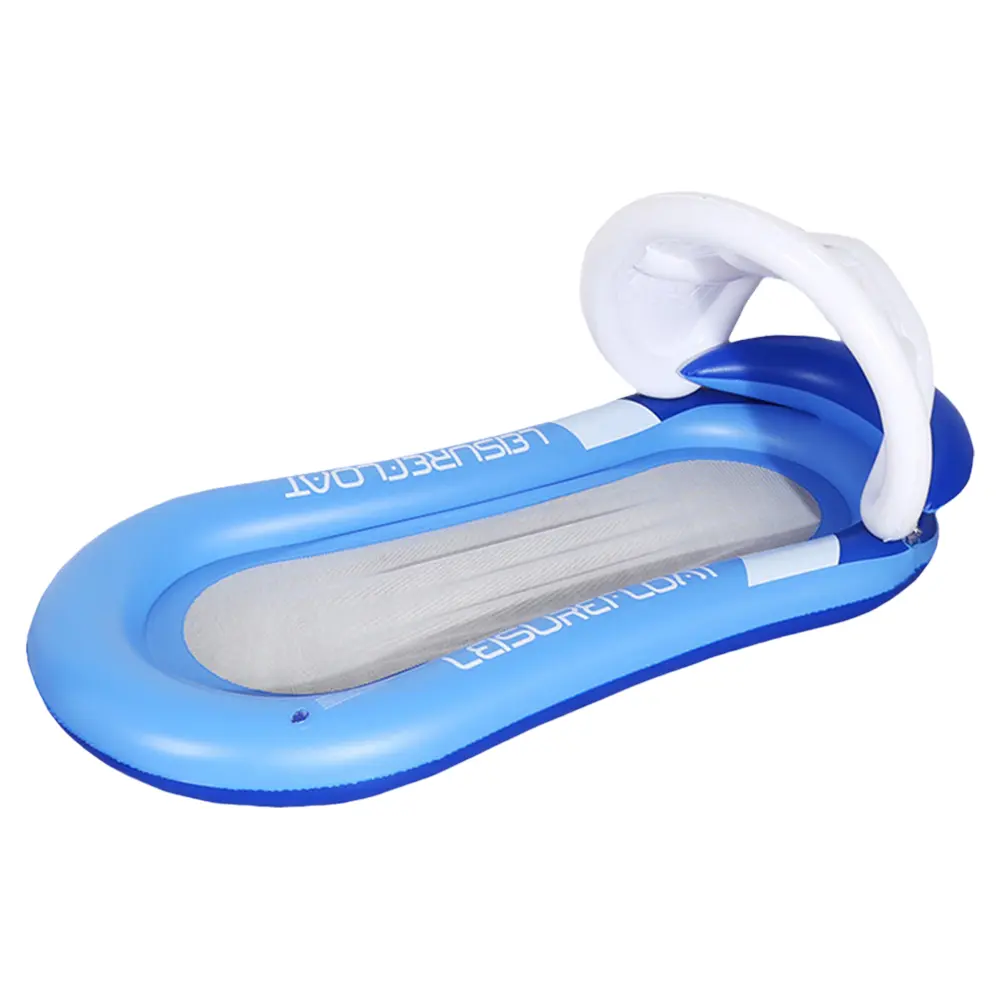 Inflatable Pool Floats Water Floating Hammock Comfortable Sun Lounger Multi-Function Floating Recliner for Sunbathing Water Play