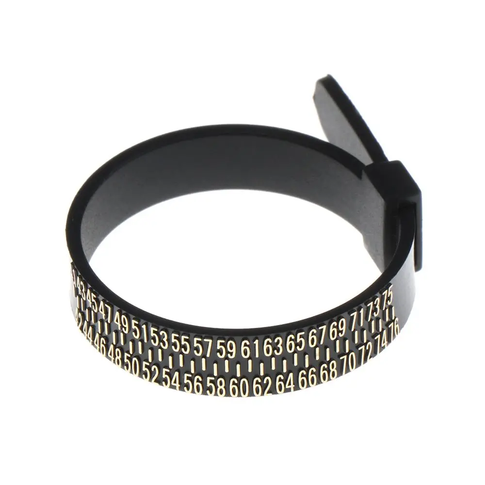 Men and Womens White/Black British/American UK/US/EU/JP Genuine Tester Wedding Ring Band Ring Sizer Measure Finger Gauge