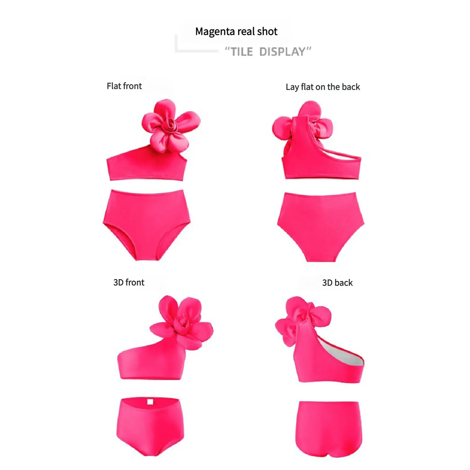 Cow Swimsuit with Shorts Toddler Girl 2 Piece Swimsuit Sport Soild Flowers Bikini Set Swimwear Cute Bathing Suits for Girls Kids