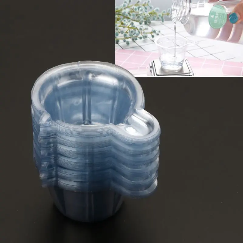 20/50/100/200 Pcs 40ML Plastic Disposable Dispensing Cup Epoxy Resin Mixing Cups Resin Dispenser DIY Epoxy Resin Jewelry Making