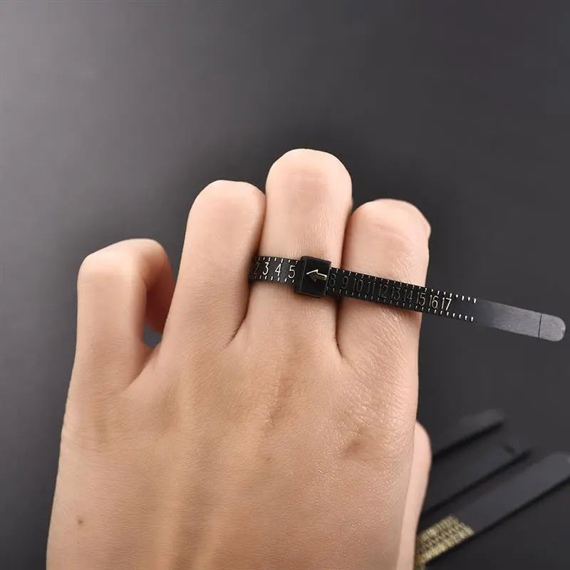 Ring Sizer Measure UK/US/JP/EU Finger Measure Gauge Men and Womens Sizes A-Z Jewelry Tools Equipments Soft Ring Measuring Tools