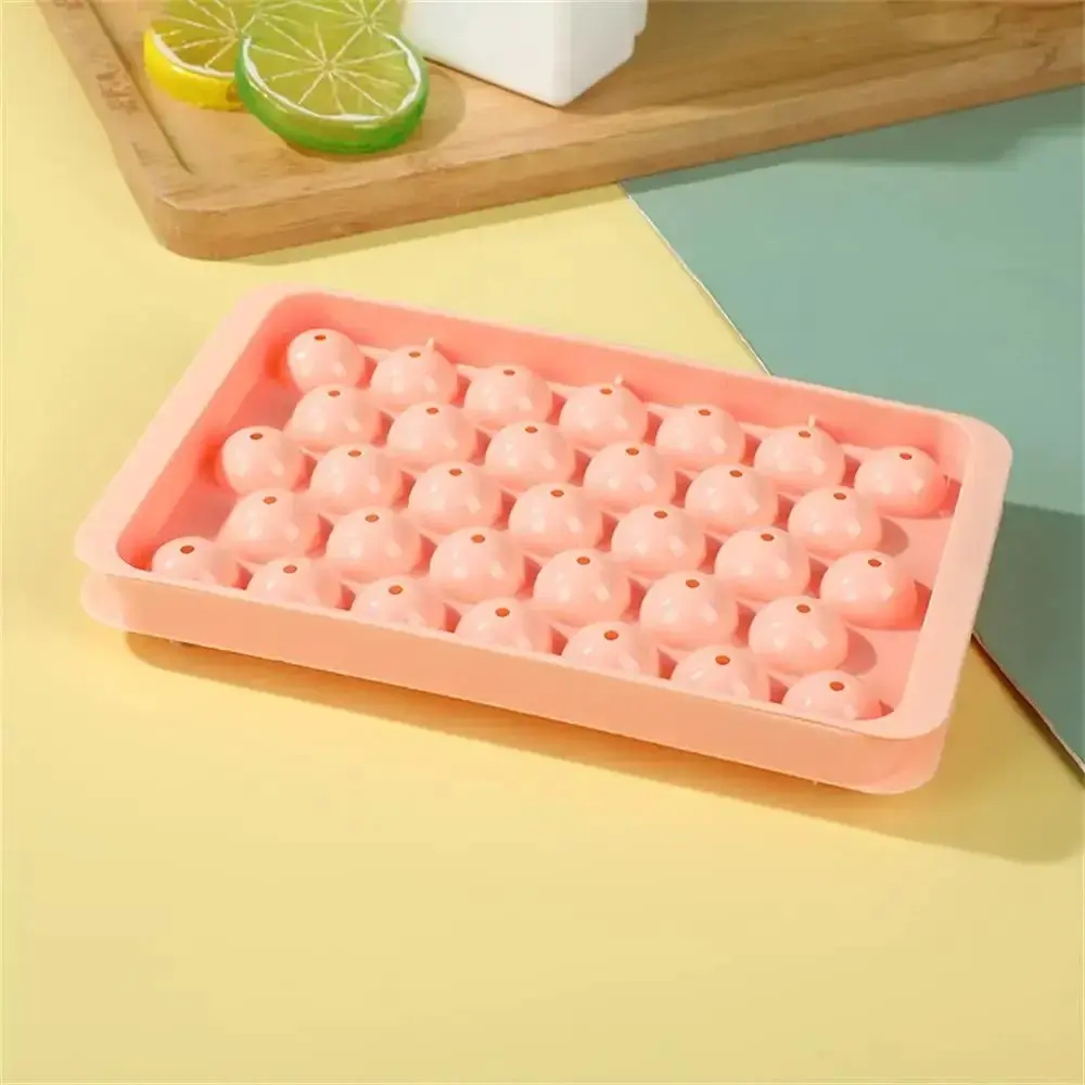 33 Ice Boll Hockey PP Mold Frozen Whiskey Ball Popsicle Ice Cube Tray Box Lollipop Making Gifts Kitchen Tools Accessories