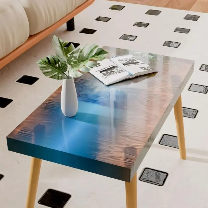 N2UE Crafting Silicone Molds Large Table Moulds Desk Moulds Resin Rectangular Molds Unique Cutting Board Molds Plate Moulds