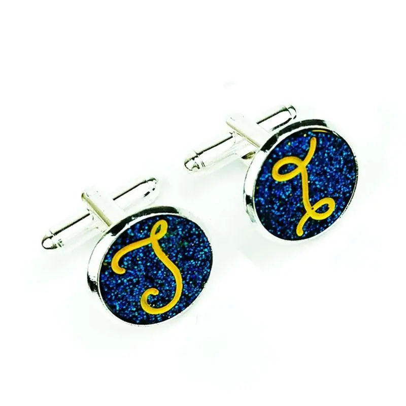 E21F Cufflinks Cuff Button Silicone Mold Tray Round Symbol Hanging Pendant Ornament Epoxy Resin Casting Mould DIY