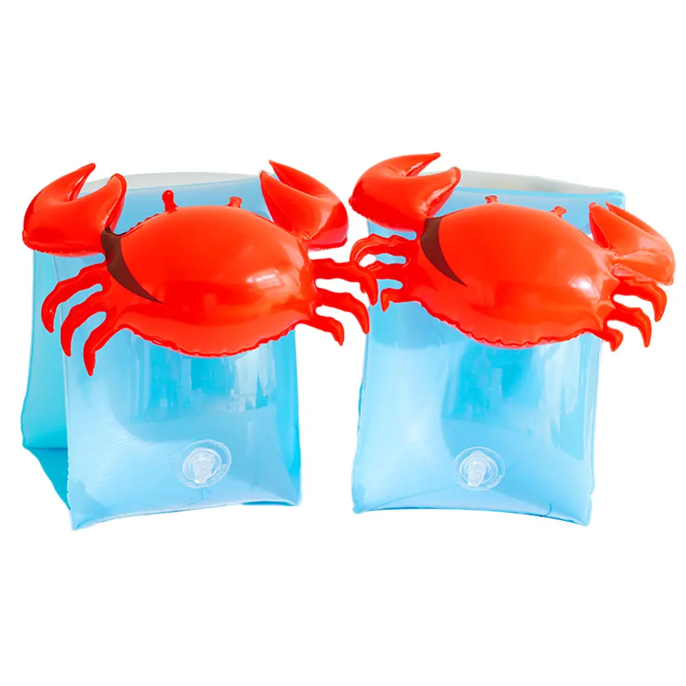PVC Inflatable Buoyancy Rings Safe Children Round Buoyancy Arm Rings  Elastic Wear-Resistant Inflatable Outdoor Equipment