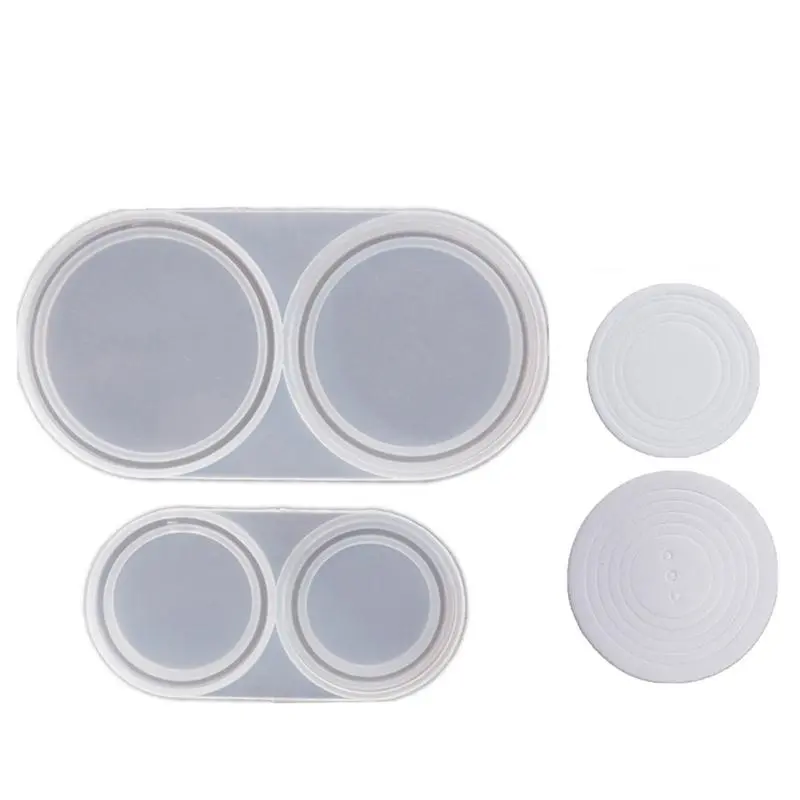 Handmade Coin Capsules Resin Mold with Foam Gasket Coin Storage Box for Case