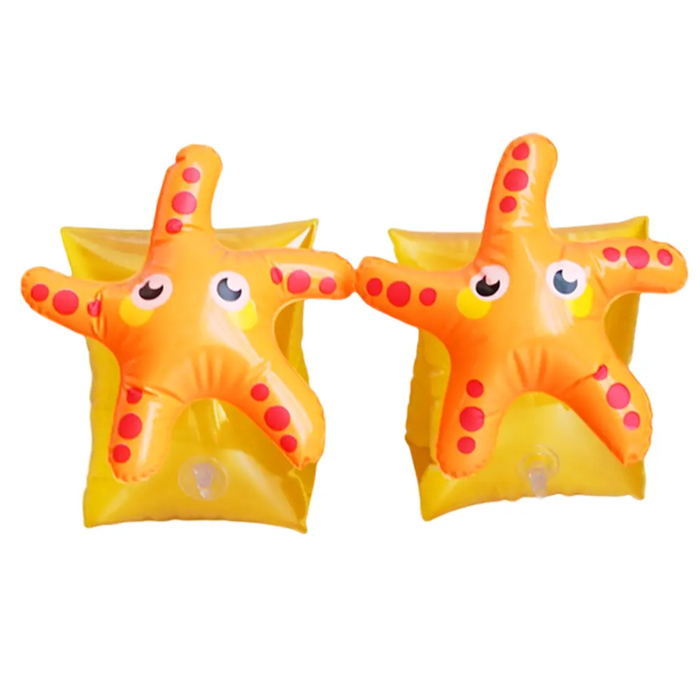 PVC Inflatable Buoyancy Rings Safe Children Round Buoyancy Arm Rings  Elastic Wear-Resistant Inflatable Outdoor Equipment