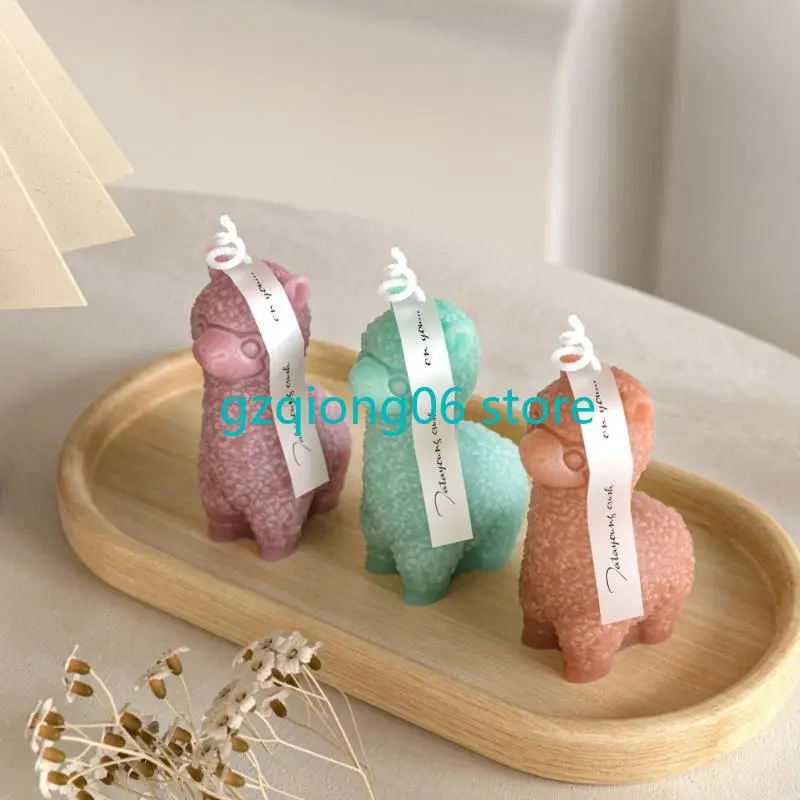K3NF Flexible Silicone Mould Accessory for Creating Alpacas Holders Decoration With Resin And Plaster Daily Use