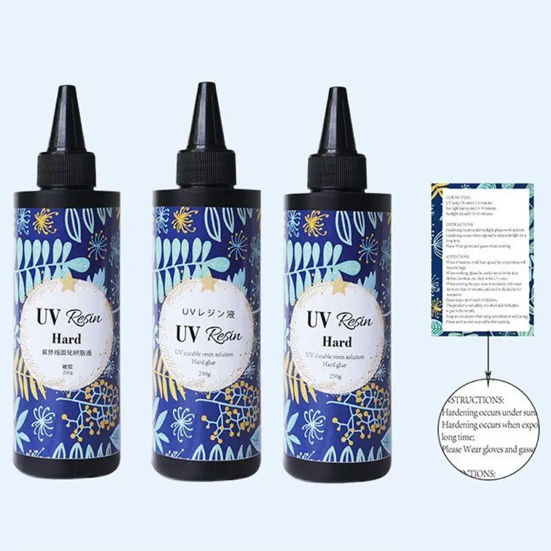 Resin Molds Craft UV Resin Solar Cure Sunlight Activated Resin for Casting