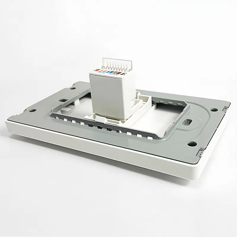 T&I 118 Wall Switch Sockets Tempered Glass Panel Type-C USB Wall Socket Package for Brazil,  3gang Wall Switch