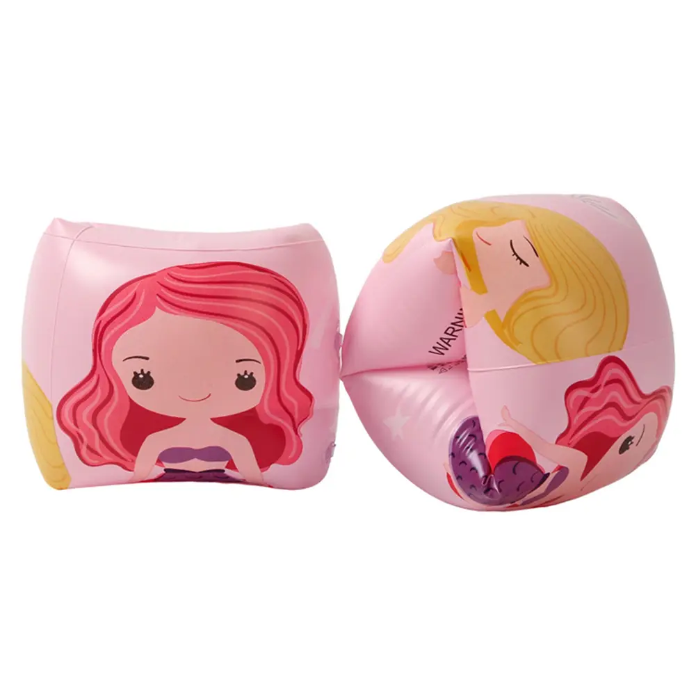 Cute Arm Floaties Inflatable Pool Floats Arm Bands PVC Swimming Arm Float Rings Safe for Kids Toddlers and Adults