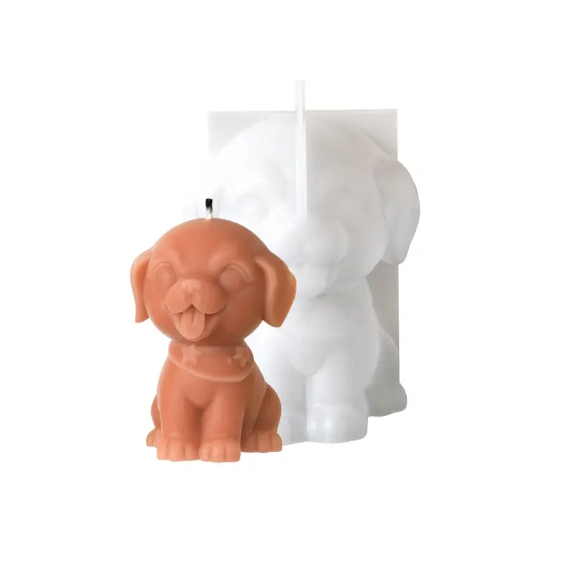 Silicone Mold Crafting Mold Moulds Dog Craft Mould Silicone Handmade Supplies for Hand-Making P9YF