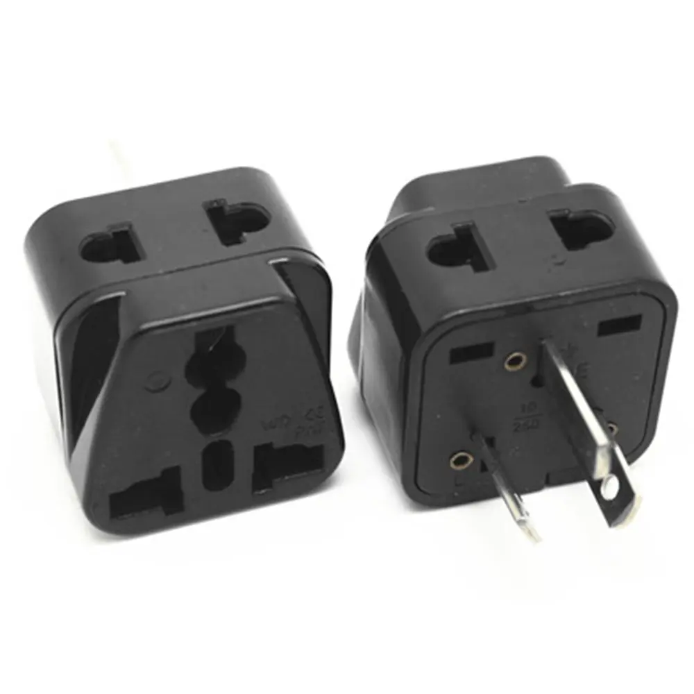 Australia,New Zealand, China Power Plug Adapter,AU Travel Adapter 2 in 1 USA Grounded Outlet Universal Socket-Type I- Argentina