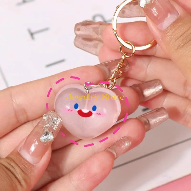 F2TD Shiny Glossy Love Butt Ornaments Silicone Epoxy Resin Mold DIY Keychain Pendant Jewelry for Valentine Gift Craft