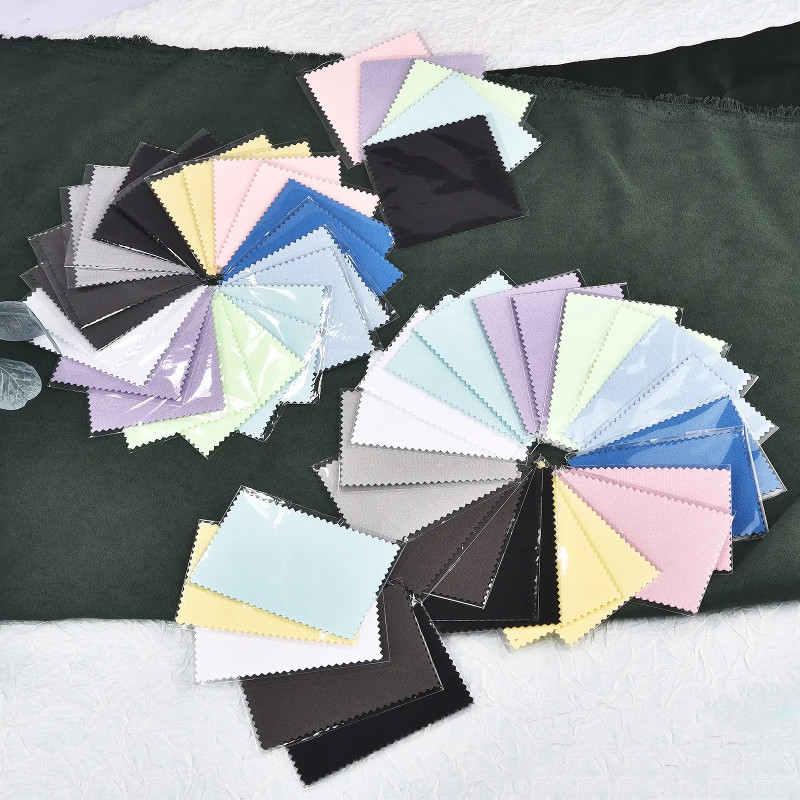 10x6.3cm/8x8cm/8x6cm 50pcs Silver Clean Polishing Cloth Soft Clean Wipe Wiping Cloth For Necklaces Rings Jewelry Clean Tool