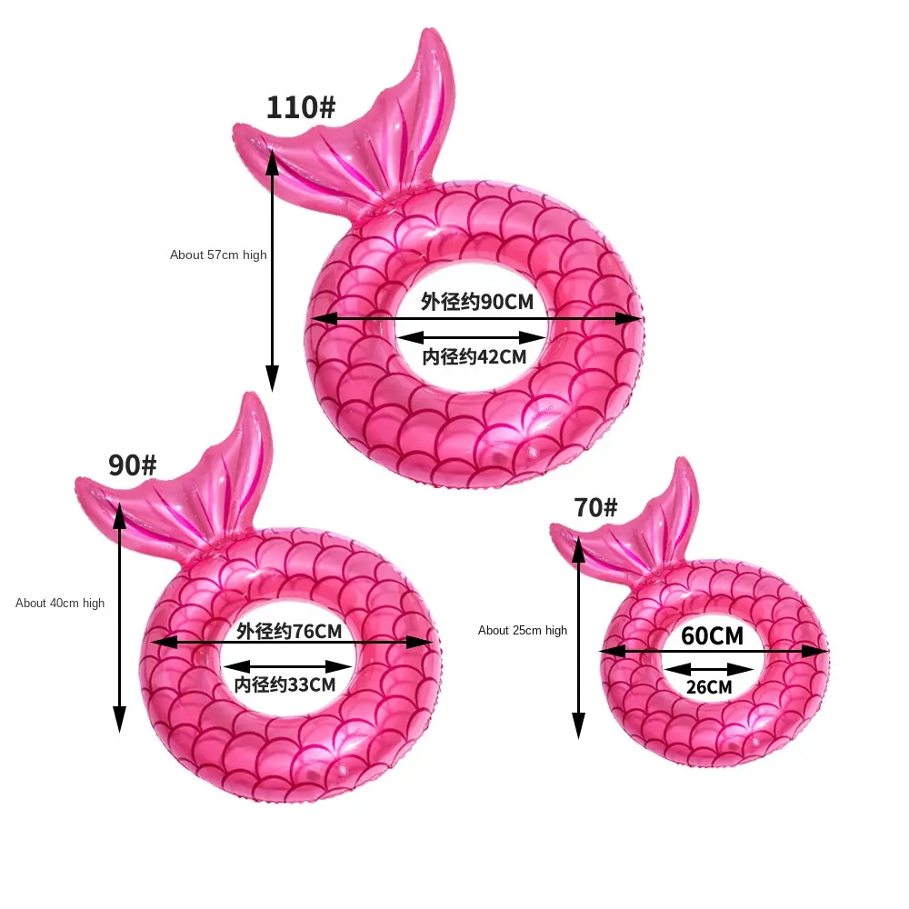 Inflatable Swim Ring Tube Inflatable Swimming Ring For Adult Kid Swimming Equipment Circle Beach Water Play Swim Tube ﻿